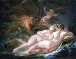 欧洲12-19世纪油画二_BOUCHER, Francois - Pan and Syrinx